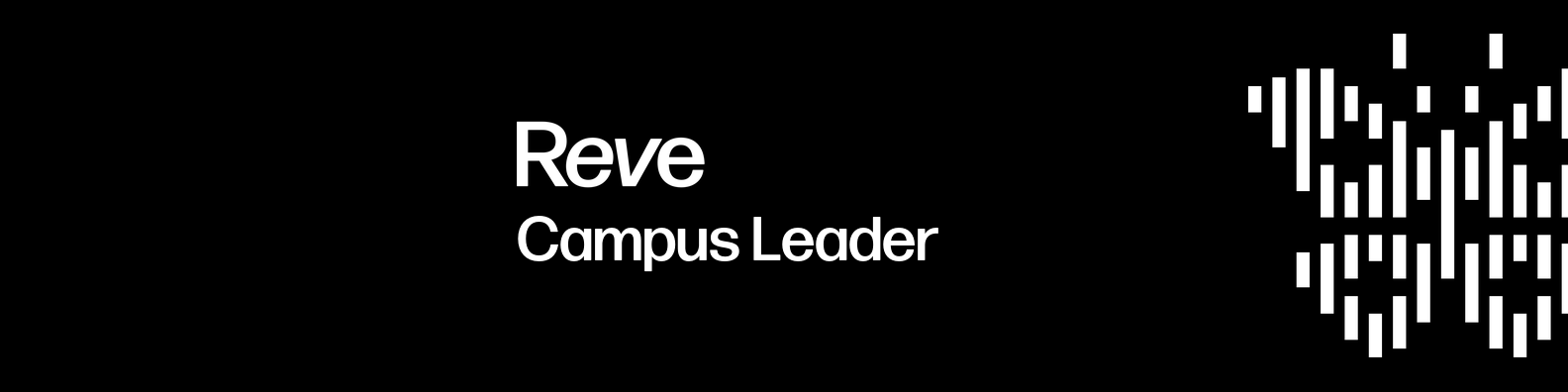 LinkedIn banner, on black